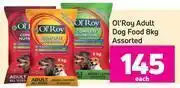 Game Ol'Roy Adult Dog Food 8Kg Assorted- Each offer