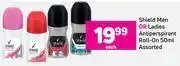 Game Shield Men Or Ladies Antiperspirant Roll-On Assorted-50ml Each offer