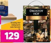 Game Drostdy Hof Adelpracht Late Harvest- 3Ltr offer