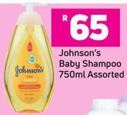 Game Johnson's Baby Shampoo Assorted- 750ml offer