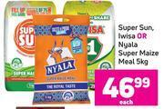 Game Super Sun, Iwisa Or Nyala Super Maize Meal 5Kg- Each offer