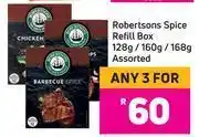 Game Robertsons Spice Refill Box 128g/160g/168g Assorted- For Any 3 offer