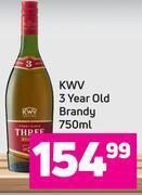Game KWV 3 Year Old Brandy- 750ml offer