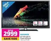 Game Telefunken 42" (106cm) FHD LED TV TLEDD-42FHD/A offer