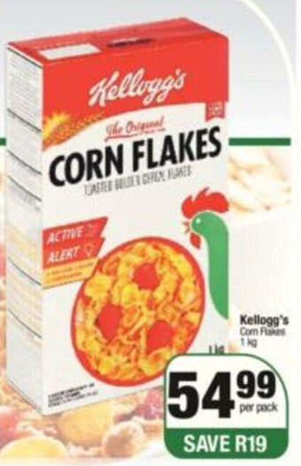 SuperSpar Kellogg's Corn Flakes 1kg offer