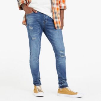 Redbat men's medium blue super skinny jeans