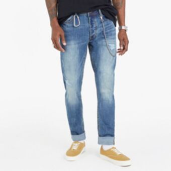 Levi's dark blue skinny tapered jeans 