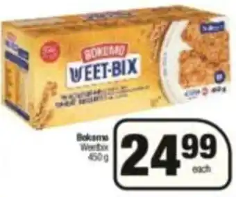 KwikSpar Bokomo Weetbix 450g offer