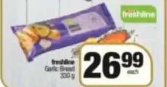 KwikSpar Freshline Garlic Bread 330g offer