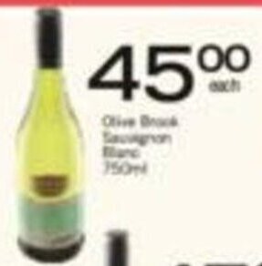 KwikSpar Olive Brook Sauvignon Blanc 750ml offer