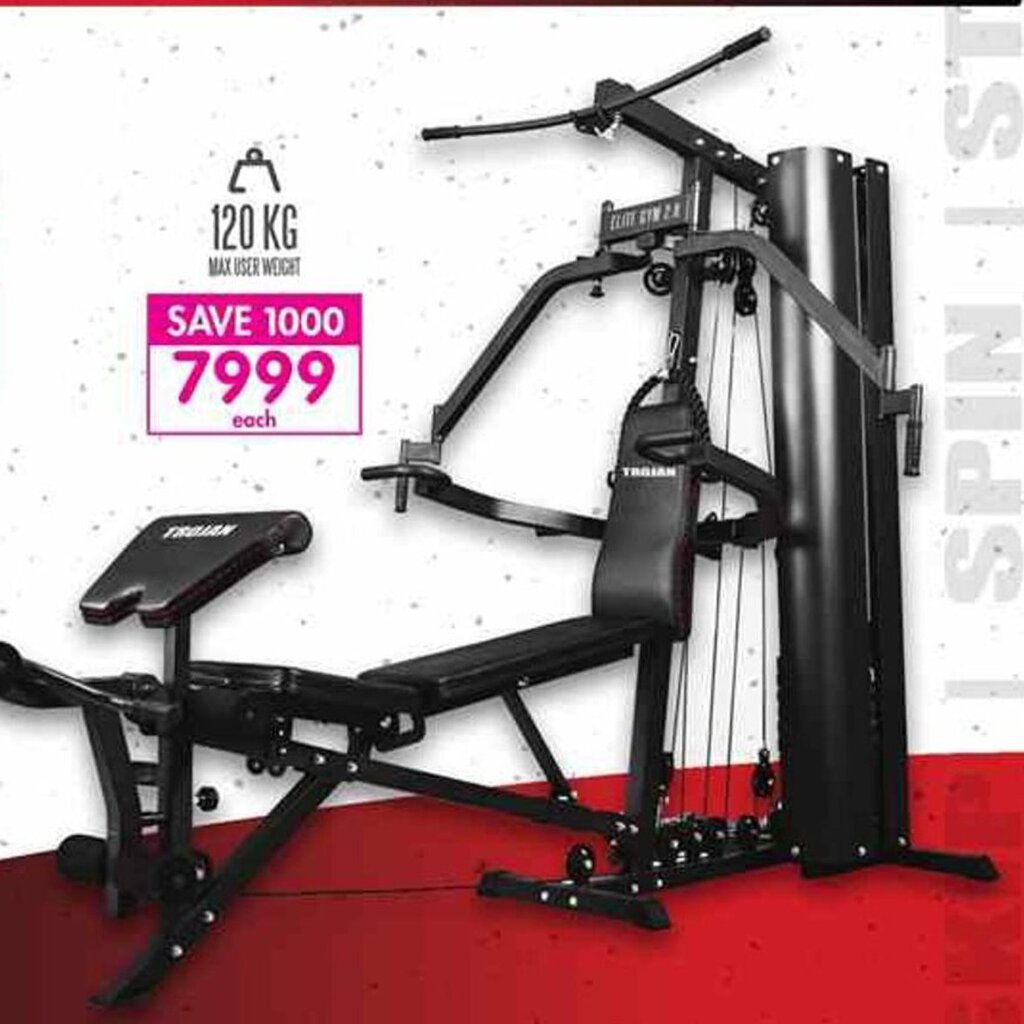 Trojan elite best sale gym 2.0 makro