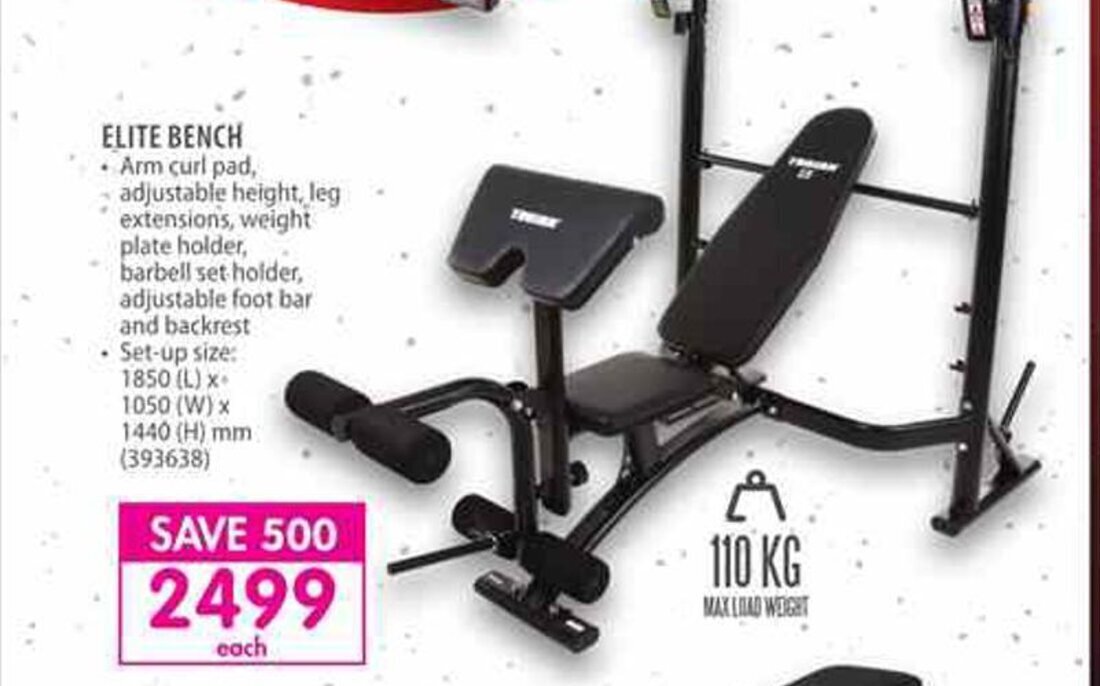 Elite Bench 393638 offer at Makro