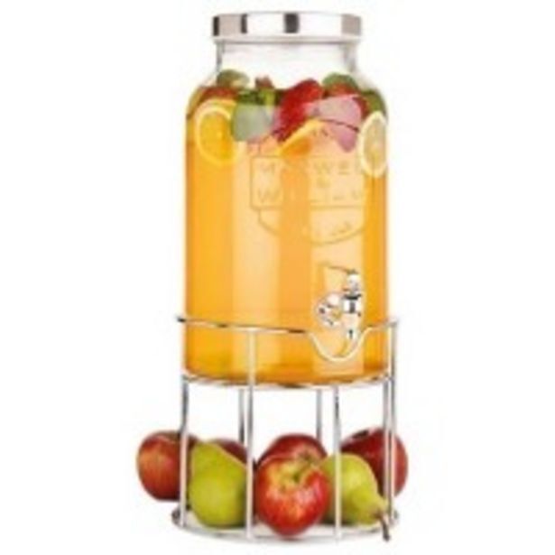 Maxwell & williams dispenser with stand 5.6l offer at Home etc
