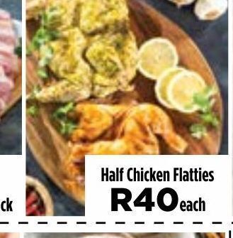 Food Lover's Market Chicken flatties offer