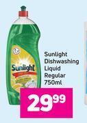 Game Sunlight Dishwashing Liquid Regular-750ml offer