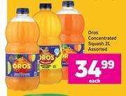 Game Oros Concentrated Squash Assorted-2L Each offer