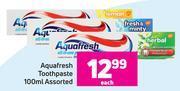 Game Aquafresh Toothpaste Assorted-100ml Each offer