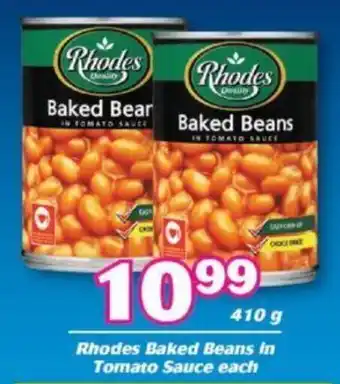 Rhodes Baked Beans in Tomato Sauce 410g