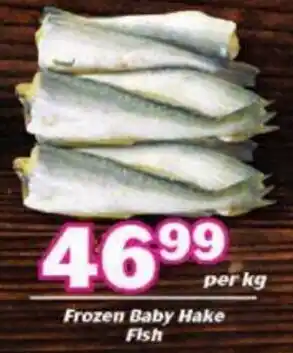 Cambridge Food Frozen Baby Hake Fish per kg offer