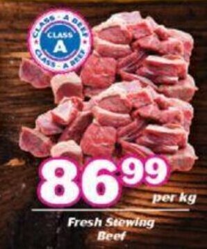 Cambridge Food Fresh Stewing Beef per kg offer