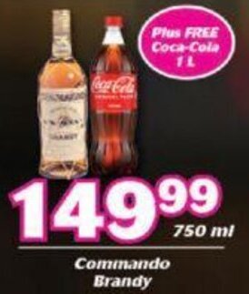 Commando Brandy 750ml