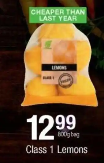 Class 1 Lemons 800g