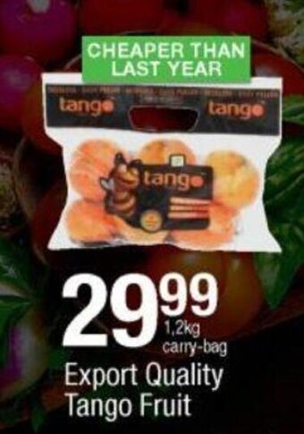 Checkers Export Quality Tango Fruit 1.2kg offer