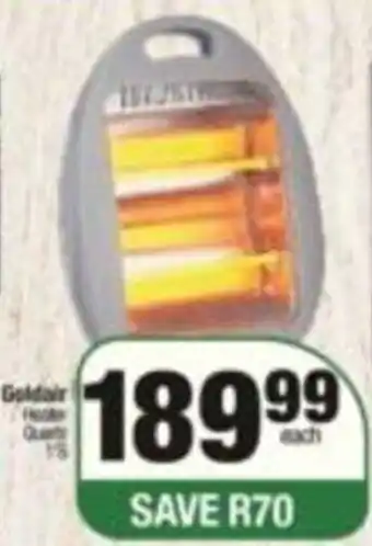 Goldair Quartz Heater