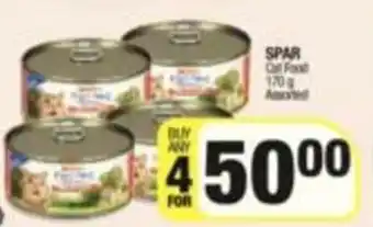 SuperSpar Spar Cat Food Assorted 4 x 170g offer