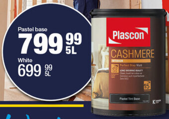 Mica Plascon Cashmere Pastel Base 5L offer