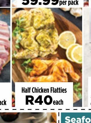 Food Lover's Market Chicken flatties offer