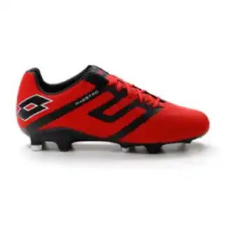 Totalsports Men's lotto maestro 705 iv fg red/black boots offer