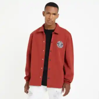 The FIX Men's rust fixsply knit over shirt offer