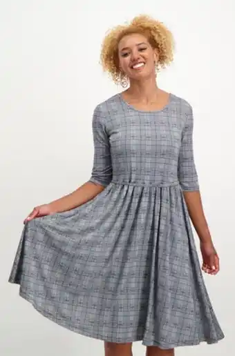 Dunns Simone check dress offer