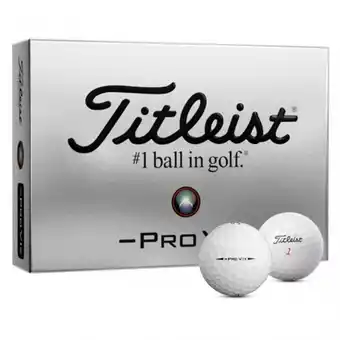 Titleist pro v1x left dash golf balls