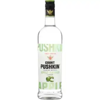 Shoprite Liquor Count pushkin premium imperial apple flavoured vodka bottle 750ml offer
