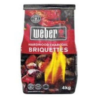 Stax Weber briquettes 4kg bag offer
