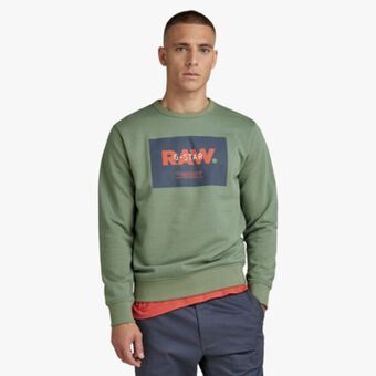 Fabiani G-star originals logo sweater offer