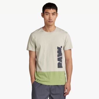 Fabiani G-star colour block raw t-shirt offer