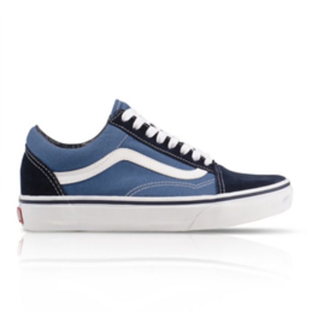 Vans men's old skool navy/white sneaker offer at Sportscene