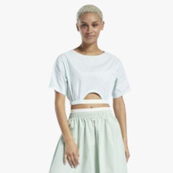 Reebok women's classic short sleeve pastel green top