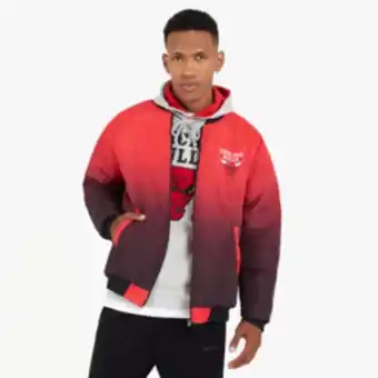 Sportscene Nba men's chicago bulls black/red bomber jacket offer
