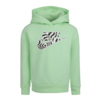 Sportscene Nike girls green hoody offer