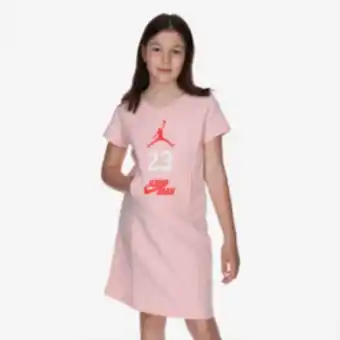Sportscene Jordan girls elevated classic pink dress offer