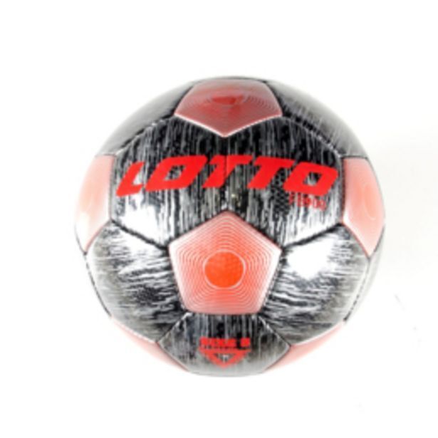 Lotto silver/red soft ground size 5 soccer ball offer at Totalsports