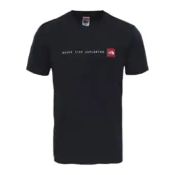 Sportscene The north face men's black never stop exploring t-shirt offer