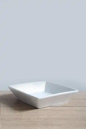 Ceramic square salad bowl