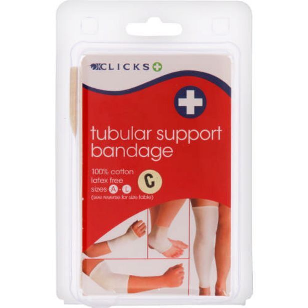 Tubular support bandage size c 1m offer at Clicks