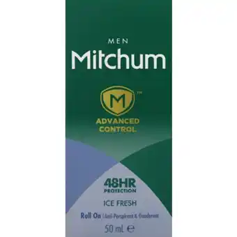 Clicks Advanced men anti-perspirant & deodorant roll-on ice fresh 50ml offer