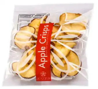 Faithful to Nature Du coeur apple crisps - snack pack offer
